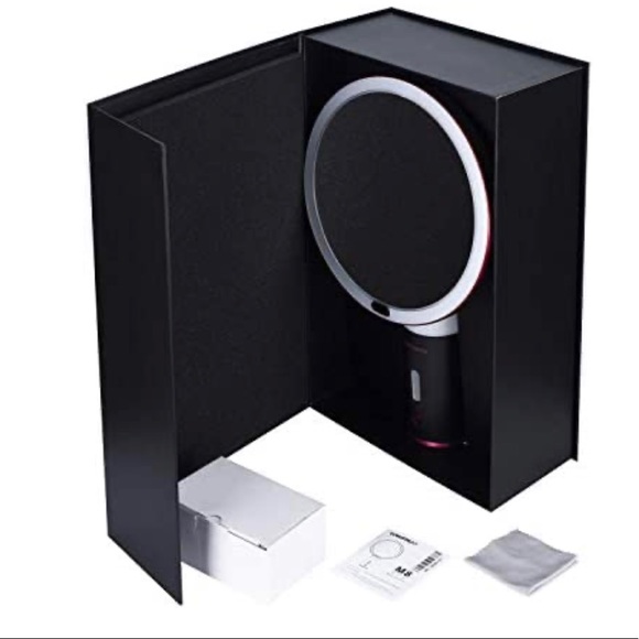 NWT YONGNUO M8 Makeup Mirror w/Lights 5X Mag Touch Control 90’ Rotation RGBColor - Picture 6 of 6